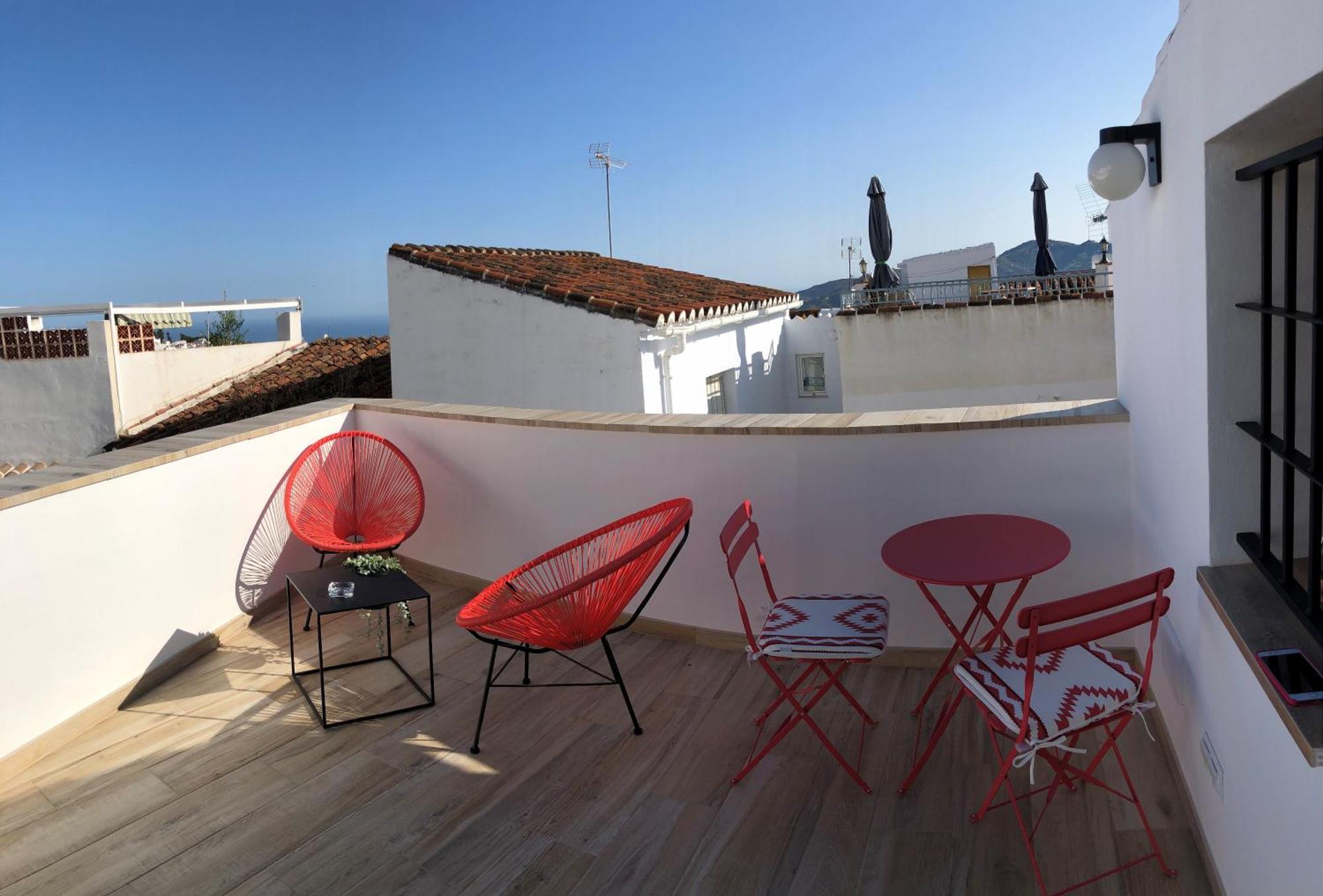 Cerezo'S House - Terrace & Jacuzzi Villa Frigiliana Kültér fotó